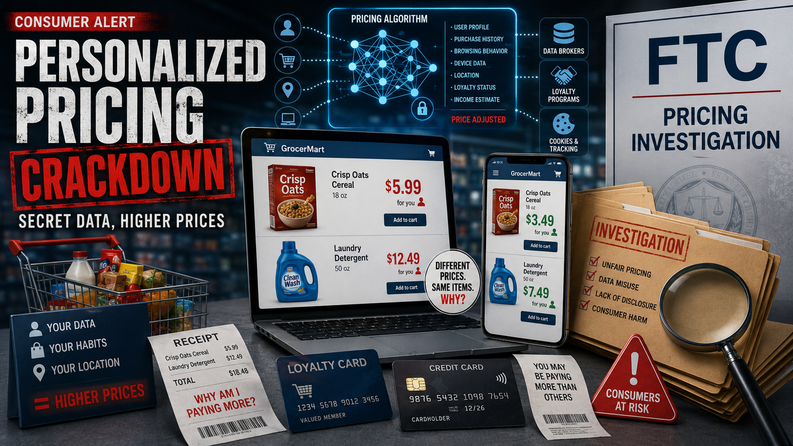 Personalized Pricing Crackdown: Stores Caught Spiking Fees