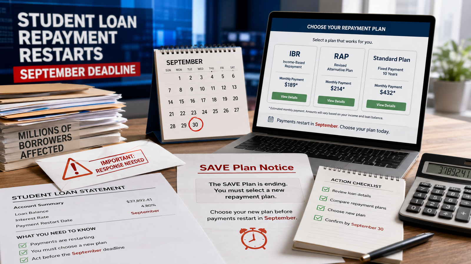 SAVE Plan Repayment Restart: 7 Million Borrowers Face a September Deadline