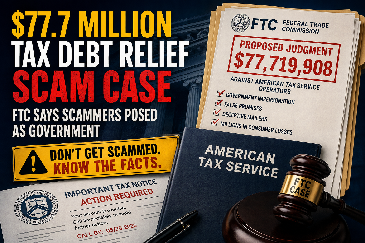 Tax Debt Relief Scam: $77.7M FTC Case Explained